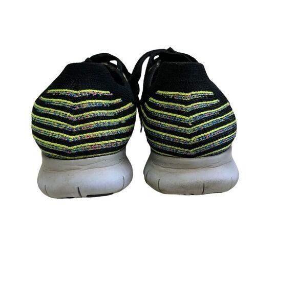 Nike Free RN Flyknit‎ 2017 Women's Running Shoes Black Multi Color Size 8 - Picture 4 of 11